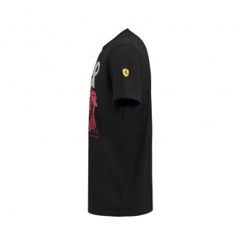 Ferrari pánské tričko black Track F1 Team 2018