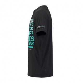 Mercedes AMG Petronas pánské tričko black Graphics F1 Team 2018