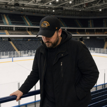 Boston Bruins čepice baseballová kšiltovka MVP bear black