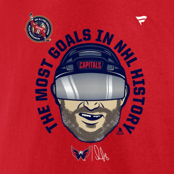 Washington Capitals pánské tričko Alex Ovechkin #8 Washington Capitals The GR8 Chase Caricature