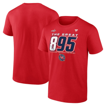 Washington Capitals pánské tričko Alex Ovechkin #8 The GR8 Chase Scorer 895 red