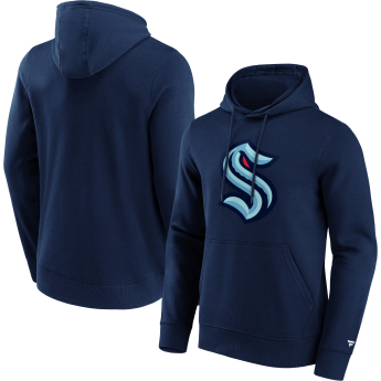 Seattle Kraken pánská mikina s kapucí Primary Logo Graphic navy