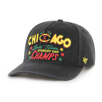 Chicago Blackhawks čepice baseballová kšiltovka Charlton 47 HITCH RF black