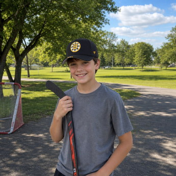 Boston Bruins čepice baseballová kšiltovka Draft Podium Hat