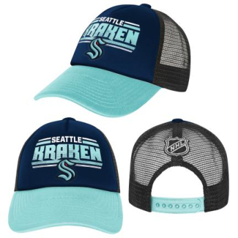 Seattle Kraken dětská čepice flat kšiltovka Essentials Snapback Trucker