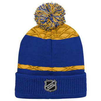 Buffalo Sabres dětská zimní čepice Puck Pattern Cuffed Pom