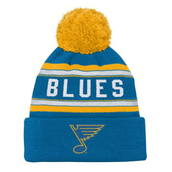 St. Louis Blues dětská zimní čepice Jacquard Cuffed Knit With Pom