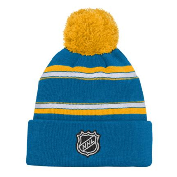 St. Louis Blues dětská zimní čepice Jacquard Cuffed Knit With Pom