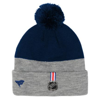 New York Rangers dětská zimní čepice Draft Cuffed Beanie With Pom