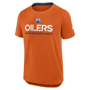 Edmonton Oilers pánské tričko Authentic Pro SS Rink Tee