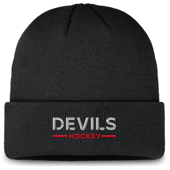 New Jersey Devils zimní čepice Authentic Pro A/Cap Cuffed