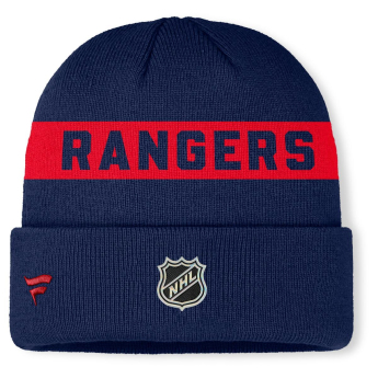 New York Rangers zimní čepice Authentic Pro A/Cap Cuffed inscription
