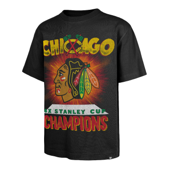 Chicago Blackhawks pánské tričko Sigma 47 Foundation Tee black