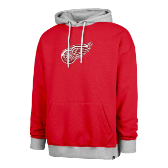 Detroit Red Wings pánská mikina s kapucí 47 Patch Drop Shoulder Hood red