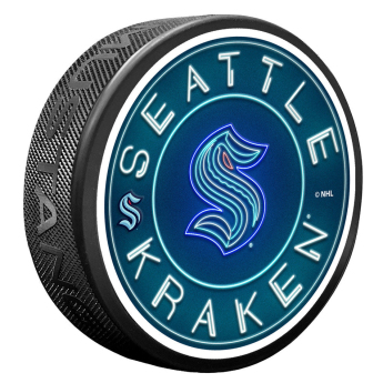 Seattle Kraken puk Neon