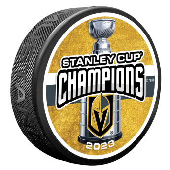 Vegas Golden Knights puk Stanley Cup Champions Puck - 2023 CHAMPS