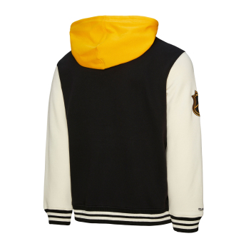 Pittsburgh Penguins pánská mikina s kapucí Courtside Fleece Button Front Current Logo