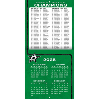 Dallas Stars kalendář 2026 Wall