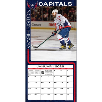 Washington Capitals kalendář #8 Alexander Ovechkin 2026 Wall