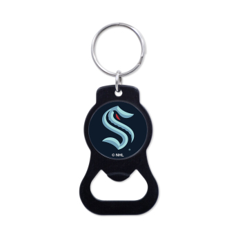 Seattle Kraken přívěšek s otvírakem Black Ring