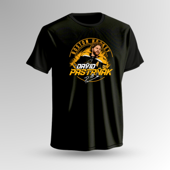 Boston Bruins pánské tričko David Pastrňák #88 Town Exclusive Collection