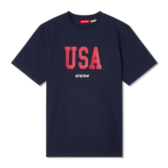 Hokejové reprezentace pánské tričko USA Flag navy