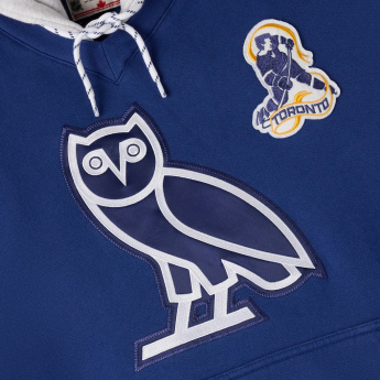 Toronto Maple Leafs pánská mikina s kapucí OVO blue