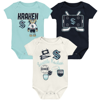 Seattle Kraken dětské body Littlest Player 3Pk Creeper Se