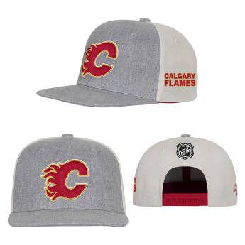 Calgary Flames dětská čepice baseballová kšiltovka Ace In The Hole Flatbrim Snapb