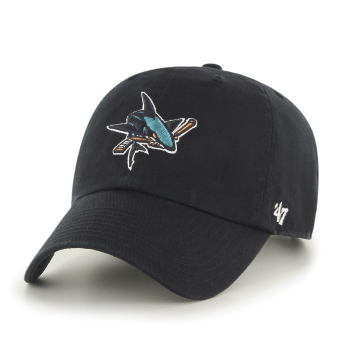 San Jose Sharks čepice baseballová kšiltovka Clean Up Sajsha black