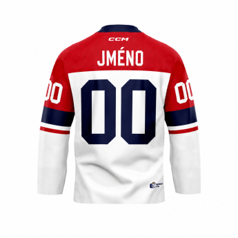 Hokejové reprezentace hokejový dres Czech republic Olymp 2026 white