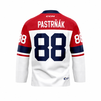 Hokejové reprezentace hokejový dres Czech republic Olymp 2026 David Pastrňák white