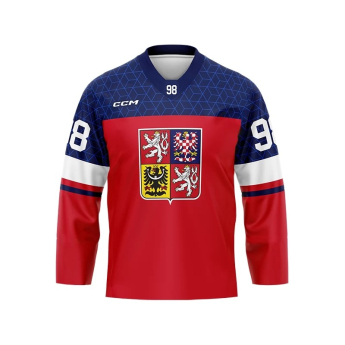 Hokejové reprezentace hokejový dres Czech republic Olymp 2026 Martin Nečas red