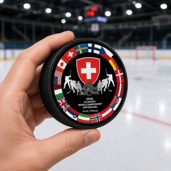 Hokejové reprezentace puk Ice Hockey World Championship Switzerland MS 2026