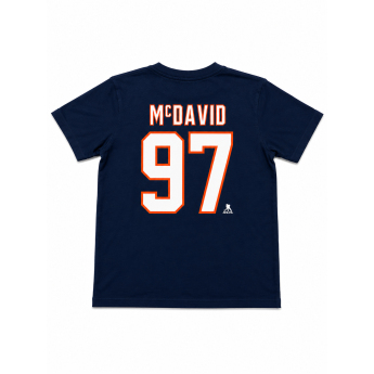 Edmonton Oilers pánské tričko NHL Iconic Name & Number Graphic