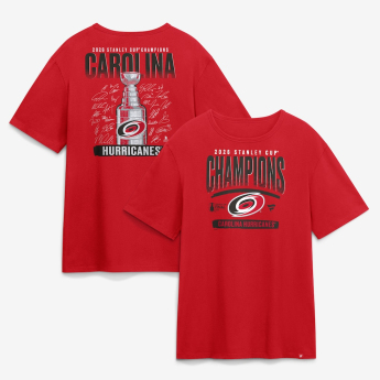 Carolina Hurricanes pánské tričko NHL 2026 Stanley Cup Champions Signature Roster