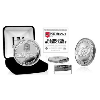 Carolina Hurricanes pamětní mince NHL 2026 Stanley Cup Champions Limited Edition