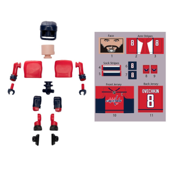 Washington Capitals figurka Alex Ovechkin #8 NHL Construct
