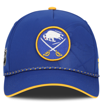 Buffalo Sabres čepice baseballová kšiltovka NHL Fanatics Royal On Stage Podium Draft A-Frame Adjustable