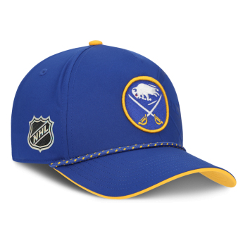 Buffalo Sabres čepice baseballová kšiltovka NHL Fanatics Royal On Stage Podium Draft A-Frame Adjustable