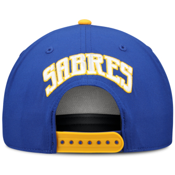 Buffalo Sabres čepice baseballová kšiltovka NHL Fanatics Royal On Stage Podium Draft A-Frame Adjustable
