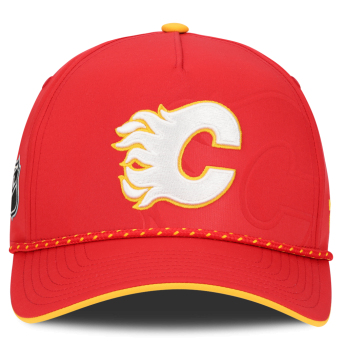 Calgary Flames čepice baseballová kšiltovka NHL On Stage Podium Draft A-Frame Adjustable