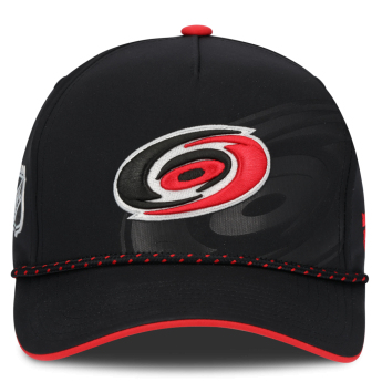 Carolina Hurricanes čepice baseballová kšiltovka NHL Fanatics Black On Stage Podium Draft A-Frame Adjustable