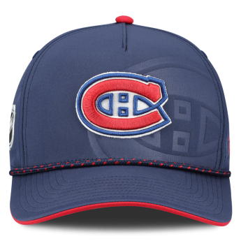 Montreal Canadiens čepice baseballová kšiltovka NHL Fanatics Navy On Stage Podium Draft A-Frame Adjustable