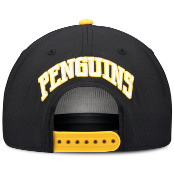 Pittsburgh Penguins čepice baseballová kšiltovka NHL Fanatics Black On Stage Podium Draft A-Frame Adjustable