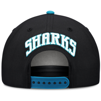 Pánská kšiltovka San Jose Sharks NHL Fanatics Black On Stage Podium Draft A-Frame Adjustable