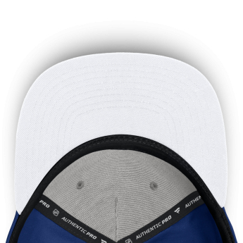 Toronto Maple Leafs čepice baseballová kšiltovka NHL Fanatics Blue On Stage Podium Draft A-Frame