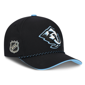 Utah Hockey Club čepice baseballová kšiltovka NHL Fanatics Black On Stage Podium Draft A-Frame Adjustable