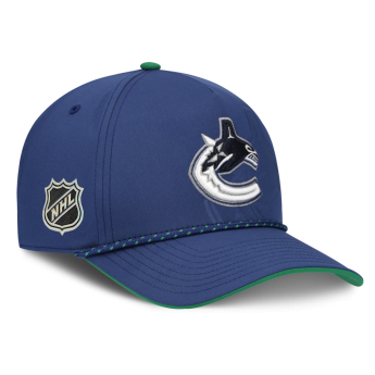 Vancouver Canucks čepice baseballová kšiltovka NHL Fanatics Blue On Stage Podium Draft A-Frame