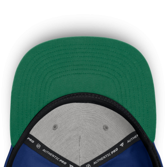 Vancouver Canucks čepice baseballová kšiltovka NHL Fanatics Blue On Stage Podium Draft A-Frame
